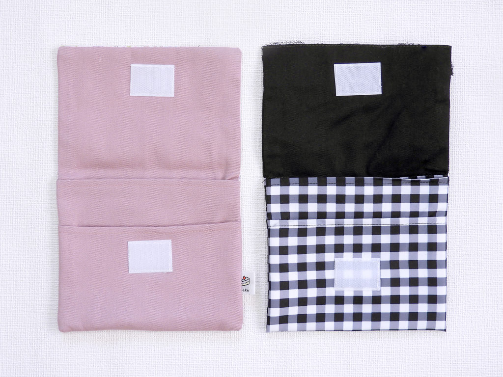 マジックテープ付き