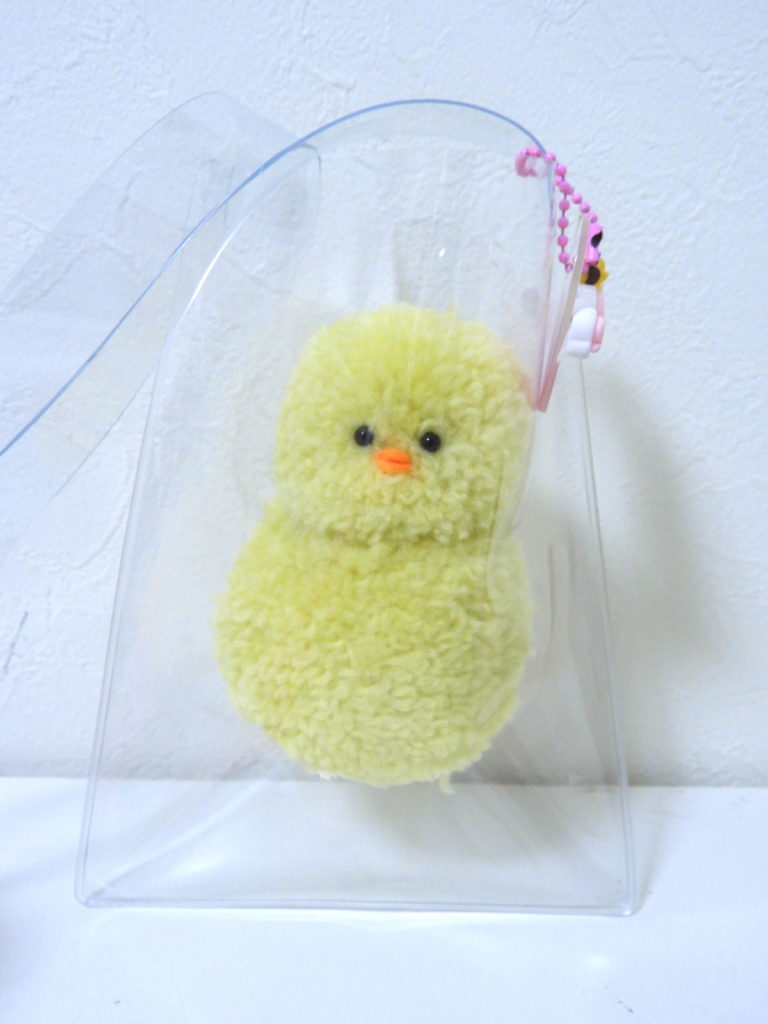 クリアバックに入れてデコチャームをつけて持ち帰ろう